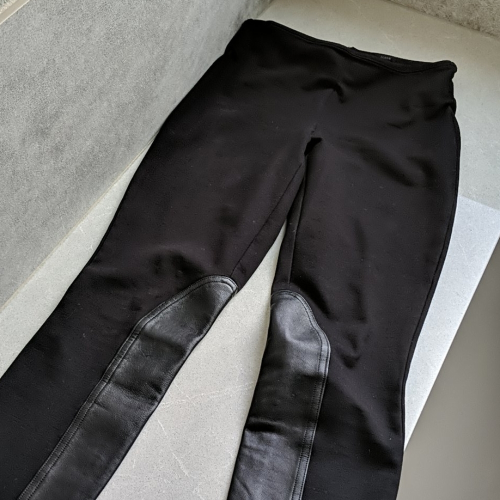 J. Crew pixie pant with leather